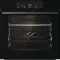 Духовой шкаф Gorenje электрический, 77л, A+, пар, дисплей, пиролиз, черный
