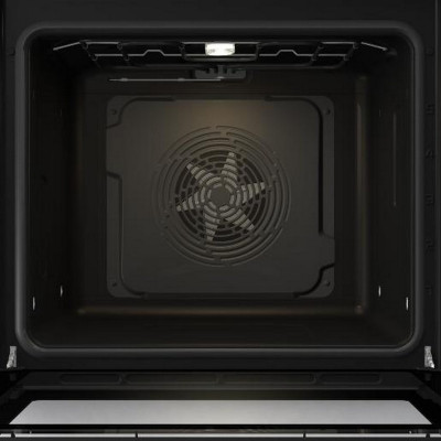 Духова шафа Gorenje електрична, 77л, A+, дисплей, ф-я без додавання жиру, чорний
