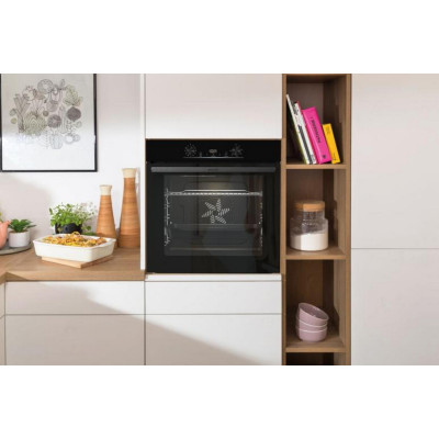 Духова шафа Gorenje електрична, 77л, A+, IconLed, чорна