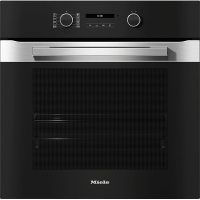 Духовой шкаф Miele H 2861 B Clean Steel электрический, 76л, A+, дисплей, конвекция, телескопические направляющие, черный