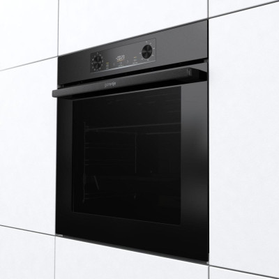 Комплект Gorenje (духовка електрична BO6735E05B + газова поверхня на склі GTW641EB), 743549, чорний