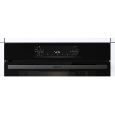 Комплект Gorenje (духовка електрична BO6735E05B + газова поверхня на склі GTW641EB), 743549, чорний