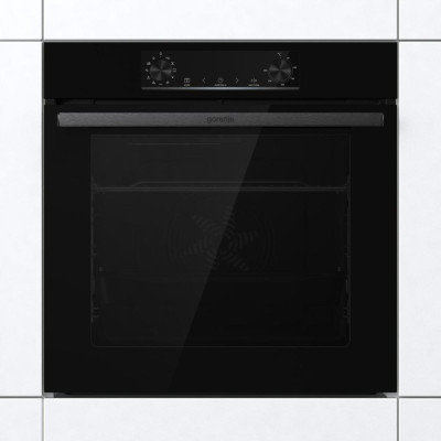 Комплект Gorenje (духовка електрична BO6735E05B + газова поверхня на склі GTW641EB), 743549, чорний