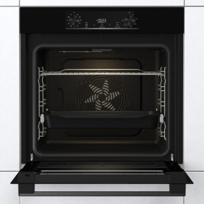 Комплект Gorenje (духовка електрична BO6735E05B + газова поверхня на склі GTW641EB), 743549, чорний