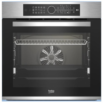 Духовой шкаф Beko электрический, 72л, A+, дисплей, конвекция, Soft Close, телескопические направляющие, нерж.
