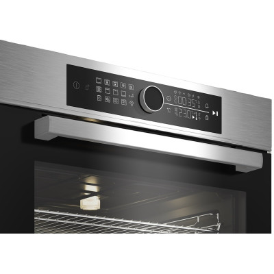 Духовой шкаф Beko электрический, 72л, A+, дисплей, конвекция, Soft Close, телескопические направляющие, нерж.