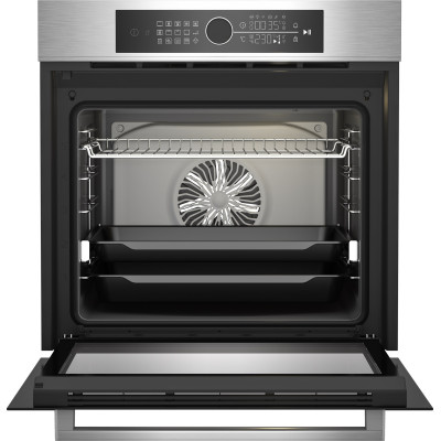 Духовой шкаф Beko электрический, 72л, A+, дисплей, конвекция, Soft Close, телескопические направляющие, нерж.