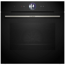 Духовой шкаф Bosch электрический, 71л, A+, дисплей, конвекция, пиролиз, черный