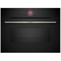 Духовой шкаф Bosch электрический компактный, 45л, A, дисплей, конвекция, ф-ция микроволн, черный