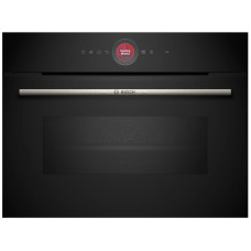 Духова шафа Bosch електрична компактна, 45л, A, дисплей, конвекція, ф-ція мікрохвиль, чорний
