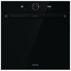 Духова шафа Gorenje електрична, 77л, A, пара, дисплей, макс.темпер.-300, чорний