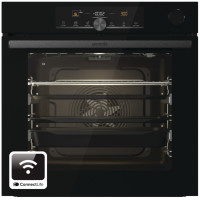 Духова шафа Gorenje електрична, 77л, A+, пара, дисплей, 300°C, Wi-Fi, чорний