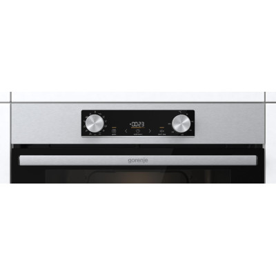 Комплект Gorenje (духовка електрична BO6737E02XK+варильна поверхня газова G642ABX), 743550, нерж.