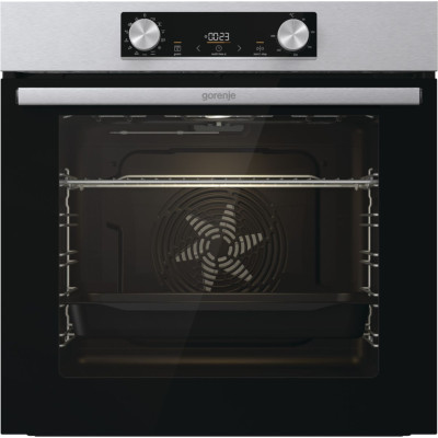 Комплект Gorenje (духовка електрична BO6737E02XK+варильна поверхня газова G642ABX), 743550, нерж.
