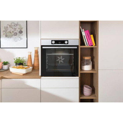 Комплект Gorenje (духовка електрична BO6737E02XK+варильна поверхня газова G642ABX), 743550, нерж.