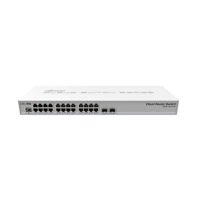MikroTik CRS326-24G-2S+RM 24-портовый управляемый L2