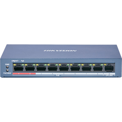 DS-3E0109P-E/M(B) 8 портовий POE