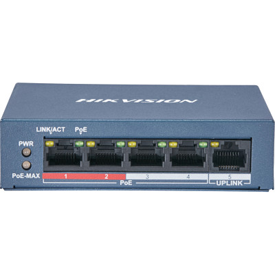 DS-3E0105P-E/M(B) 4-портовый POE