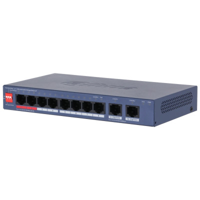 Dahua DH-CS4010-8GT-110-V2 PoE Комутатор 8 портів керований