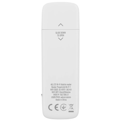 2E PowerLink (MiFi-1 2024) LTE, Wi-Fi4, 1xUSB, 1xCRC9 Мобільний маршрутизатор