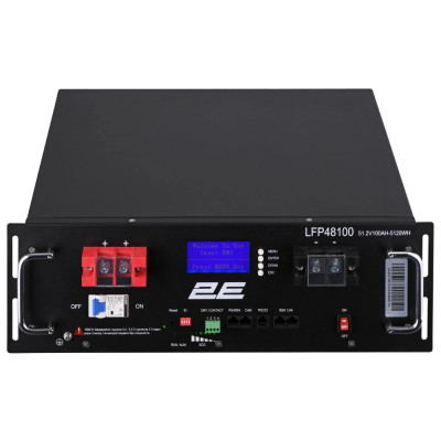 2E LFP48 100А•год 19" LCD 16S Літієва акумуляторна батарея