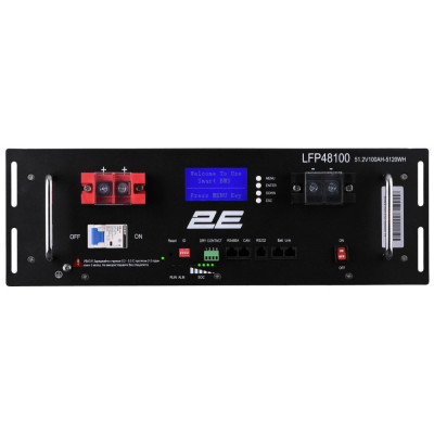 2E LFP48 100А•год 19" LCD 16S Літієва акумуляторна батарея