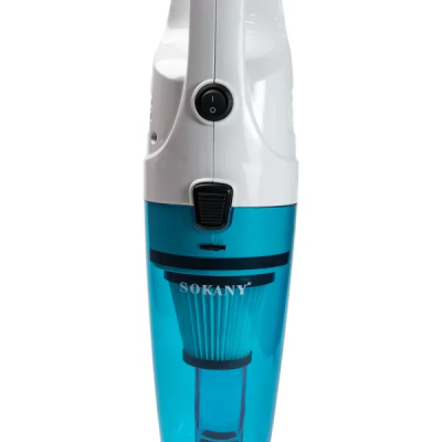 Пылесос вертикальный ручной для дома 900 Вт циклонный для сухой уборки 1.2 л Голубой SK-13013