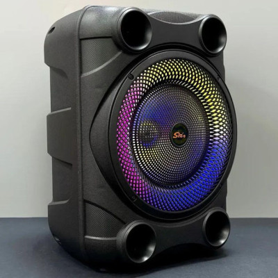 Беспроводная караоке колонка с микрофоном и RGB-подсветкой ZQS8148