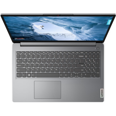 Ноутбук Lenovo IdeaPad 1-15IAU7 15.6" FHD IPS AG, Intel i5-1235U, 16GB, F512GB, UMA, DOS, сірий