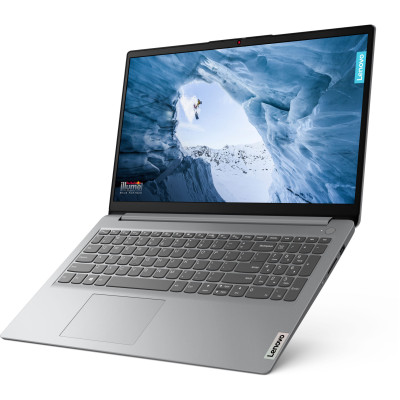 Ноутбук Lenovo IdeaPad 1-15IAU7 15.6" FHD IPS AG, Intel i5-1235U, 16GB, F512GB, UMA, DOS, сірий