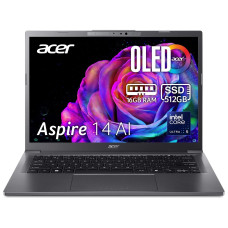 Ноутбук Acer Aspire 14 A14-52M 14&quot; WUXGA OLED, Intel U5-226V, 16GB, F512GB, UMA, Win11, сірий