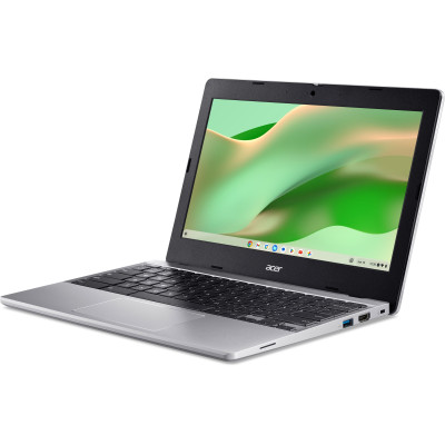 Ноутбук Acer Chromebook CB311-12H 11" IPS, Intel C N100, 4GB, F64GB, UMA, ChromeOS, сріблястий