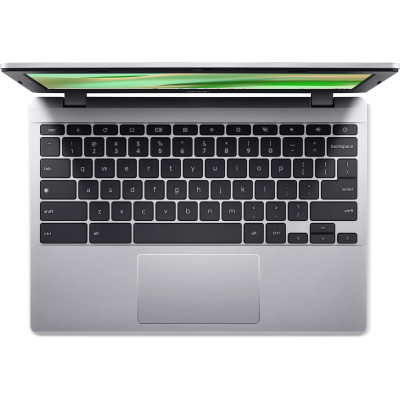 Ноутбук Acer Chromebook CB311-12H 11" IPS, Intel C N100, 4GB, F64GB, UMA, ChromeOS, сріблястий