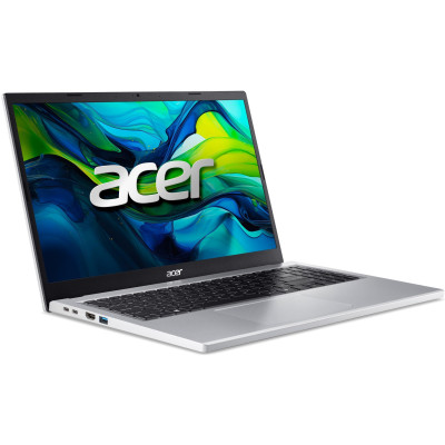 Ноутбук Acer Aspire Go AG15-32P 15.6" FHD IPS, Intel 3-N355, 8GB, F512GB, UMA, Lin, сріблястий