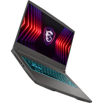 Ноутбук MSI Thin B12VE 15.6 FHD, Intel i7-12650H, 16GB, F1TB, NVD4050-6, DOS, черный