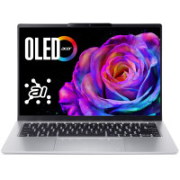 Ноутбук Acer Swift Go 14 SFG14-74 14" WUXGA OLED, Intel U5-225H, 16GB, F512GB, UMA, Win11, серебристый