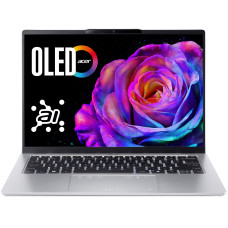 Ноутбук Acer Swift Go 14 SFG14-74 14&quot; WUXGA OLED, Intel U5-225H, 16GB, F512GB, UMA, Win11, сріблястий