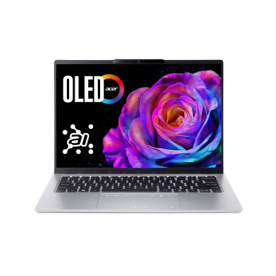Ноутбук Acer Swift Go 14 SFG14-74 14" WUXGA OLED, Intel U5-225H, 16GB, F512GB, UMA, Win11, серебристый