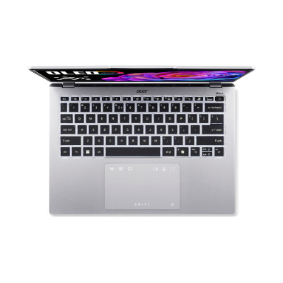 Ноутбук Acer Swift Go 14 SFG14-74 14" WUXGA OLED, Intel U5-225H, 16GB, F512GB, UMA, Win11, серебристый