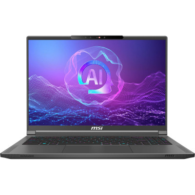 Ноутбук MSI Creator A16 AI+ A3XVGG 16 UHD, Ryzen AI 9 HX 370, 32GB, F2TB, NVD4070-8, W11P, сірий