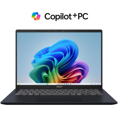 Ноутбук ASUS Vivobook 14 X1407QA-LY034W 14" WUXGA IPS, Snapdragon X1 26 100, 16GB, F512GB, UMA, Win11, Голубой