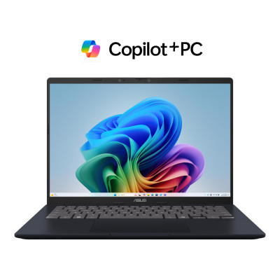 Ноутбук ASUS Vivobook 14 X1407QA-LY034W 14" WUXGA IPS, Snapdragon X1 26 100, 16GB, F512GB, UMA, Win11, Голубой