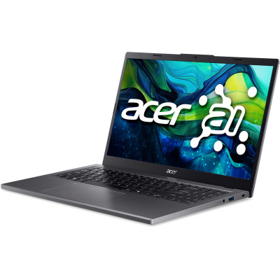 Ноутбук Acer Aspire 15 A15-61M 15.6" IPS FHD, AMD R5-8640HS, 16GB, F512GB, UMA, Lin, серый