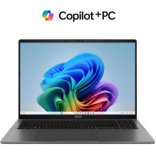 Ноутбук ASUS Vivobook S 16 S3607QA-PL006W 16&quot; 2.5K IPS, Snapdragon X1 26 100, 16GB, F1TB, UMA, Win11, Сірий