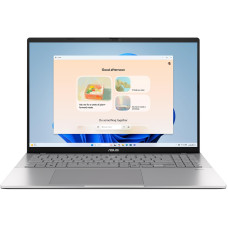Ноутбук ASUS Vivobook S 16 S3607CA-RP008 16&quot; WUXGA IPS, Intel Ultra 7 255H, 16GB, F1TB, UMA, NoOS, Сріблястий