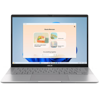 Ноутбук ASUS Vivobook S 14 S3407CA-LY009 14" WUXGA IPS, Intel Ultra 7 255H, 16GB, F1TB, UMA, NoOS, Серый