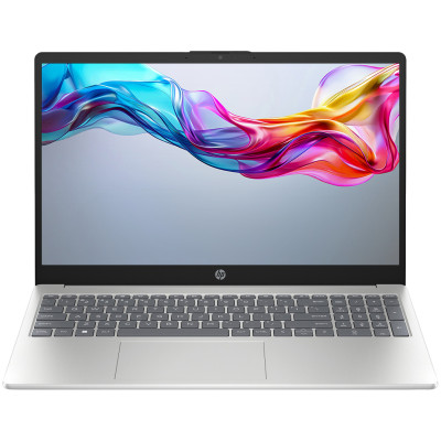 Ноутбук HP 15-fc0111ru 15.6" FHD IPS AG, AMD R7-7730U, 16GB, F1024GB, UMA, DOS, серебристый