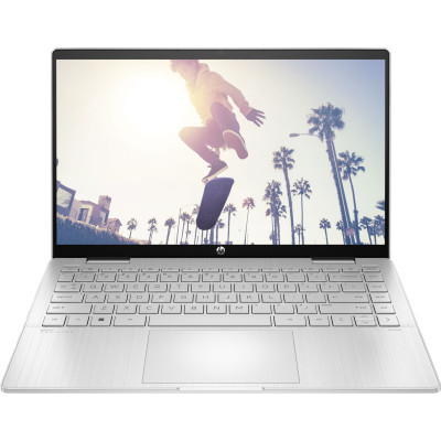 Ноутбук HP Pavilion x360 14-ek2007ru 14" FHD IPS Touch, Intel 3-100U, 8GB, F512GB, UMA, DOS, серебристый