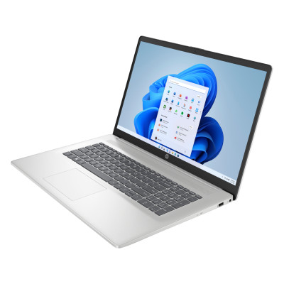 Ноутбук HP 17-cn3001ru 17.3" FHD IPS AG, Intel i5-1334U, 16GB, F1024GB, UMA, DOS, серебристый