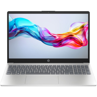 Ноутбук HP 15-fd0145ua 15.6" FHD IPS AG, Intel i3-1315U, 16GB, F1024GB, UMA, DOS, сріблястий